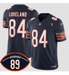 Men Chicago Bears 84 Colston Loveland Navy 2026 With Mike Ditka 89 Patch F U S E Vapor Untouchable Limited Stitched Football Jersey Men Chicago Bears 84 Colston Loveland Navy 2026 With Mike Ditka 89 Patch F U S E Vapor Untouchable Limited Stitched Football Jersey