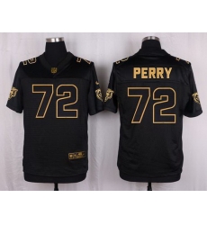 Nike Bears #72 William Perry Black Mens Stitched NFL Elite Pro Line Gold Collection Jersey