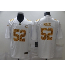 Nike Chicago Bears 52 Khalil Mack White Leopard Vapor Untouchable Limited Jersey