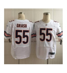 nike nfl jerseys chicago bears 55 grasu white[Elite][grasu]