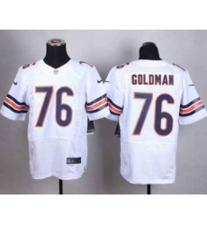 nike nfl jerseys chicago bears 76 goldman white[Elite]