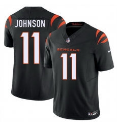 Men Cincinnati Bengals 11 Josh Johnson Black 2026 F U S E Vapor Untouchable Limited Stitched Football Jersey Men Cincinnati Bengals 11 Josh Johnson Black 2026 F U S E Vapor Untouchable Limited Stitched Football Jersey