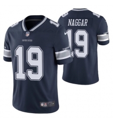 Men Dallas Cowboys 19 Chris Naggar Navy Vapor Limited Stitched Jersey