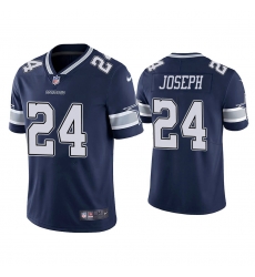 Men Dallas Cowboys 24 Kelvin Joseph Vapor Limited Navy Jersey