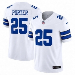 Men Dallas Cowboys  25  Joey Porter Jr White 2026 F U S E Vapor Untouchable Limited Stitched Football Jersey