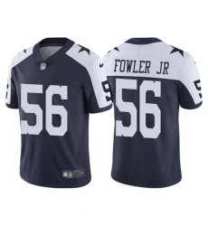 Men Dallas Cowboys 56 Dante Fowler Jr  Navy White Vapor Limited Stitched Jersey