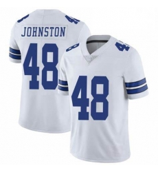 Men Dallas Cowboys Daryl Johnston 84 Nike Vapor White Limited Jersey