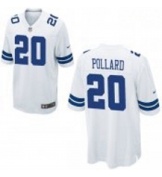 Men Nike Cowboys 20 Tony Pollard White Limited NFL Jersey