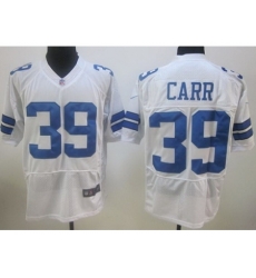 Nike Dallas Cowboys 39 Brandon Carr White Elite NFL Jersey