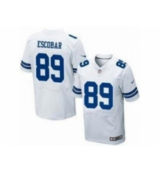 Nike Dallas Cowboys 89 Gavin Escobar white Elite NFL Jersey