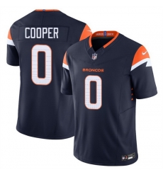 Men Denver Broncos 0 Jonathon Cooper Navy F U S E Vapor Limited Stitched Football Jersey Men Denver Broncos 0 Jonathon Cooper Navy F U S E Vapor Limited Stitched Football Jersey