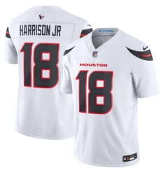 Men Houston Texans 18 Marvin Harrison Jr White 2026 F U S E Vapor Limited Stitched Football Jersey Men Houston Texans 18 Marvin Harrison Jr White 2026 F U S E Vapor Limited Stitched Football Jersey