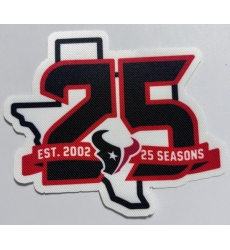 Men Texans 25TH Anniversary Seasons Patch II Biaog