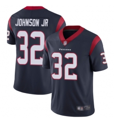 Texans 32 Lonnie Johnson Jr  Navy Blue Team Color Youth Stitched Football Vapor Untouchable Limited Jersey