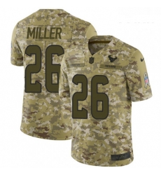 Youth Nike Houston Texans 26 Lamar Miller Limited Camo 2018 Salute to Service NFL Jersey