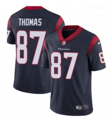 Youth Nike Houston Texans 87 Demaryius Thomas Navy Blue Team Color Vapor Untouchable Limited Player NFL Jersey