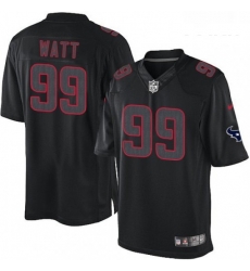 Youth Nike Houston Texans 99 JJ Watt Limited Black Impact NFL Jersey