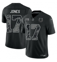 Men Indianapolis Colts 17 Daniel Jones Black F U S E 2026 Salute to Service Limited Stitched Football Jersey Men Indianapolis Colts 17 Daniel Jones Black F U S E 2026 Salute to Service Limited Stitched Football Jersey