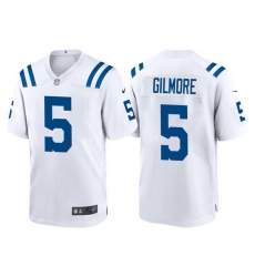 Men Indianapolis Colts 5 Stephon Gilmore White Stitched Football Jersey