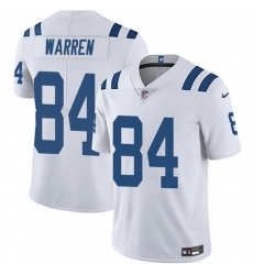 Men Indianapolis Colts 84 Tyler Warren White Vapor Limited Stitched Football Jersey Men Indianapolis Colts 84 Tyler Warren White Vapor Limited Stitched Football Jersey
