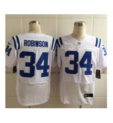 nike nfl jerseys indianapolis colts 34 robinson white[Elite][robinson]