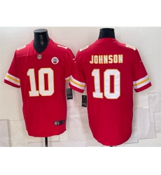 Men Kansas City Chiefs 10 Emmett Johnson Red 2026 Vapor Untouchable Limited Stitched Football Jersey Men Kansas City Chiefs 10 Emmett Johnson Red 2026 Vapor Untouchable Limited Stitched Football Jersey
