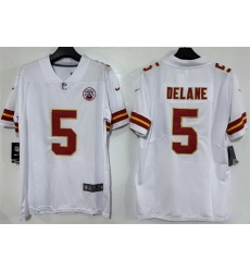 Men Kansas City Chiefs 5 Mansoor Delane White 2026 Vapor Untouchable Limited Stitched Football Jersey Men Kansas City Chiefs 5 Mansoor Delane White 2026 Vapor Untouchable Limited Stitched Football Jersey