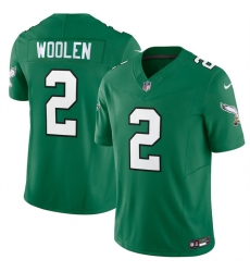 Men Philadelphia Eagles 2 Tariq Woolen Kelly Green 2026 F U S E Vapor Untouchable Limited Throwback Stitched Football Jersey Men Philadelphia Eagles 2 Tariq Woolen Kelly Green 2026 F U S E Vapor Untouchable Limited Throwback Stitched Football Jersey