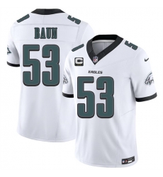 Men Philadelphia Eagles 53 Jaelan Phillips White 2026 F U S E 2 Star C Patch Vapor Untouchable Limited Stitched Football Jersey Men Philadelphia Eagles 53 Jaelan Phillips White 2026 F U S E 2 Star C Patch Vapor Untouchable Limited Stitched Football Jersey