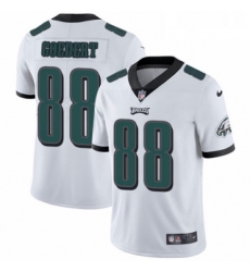 Mens Nike Philadelphia Eagles 88 Dallas Goedert White Vapor Untouchable Limited Player NFL Jersey