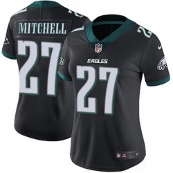 Women Philadelphia Eagles Quinyon Mitchell #27 Black F U S E Stitched NFL Jersey