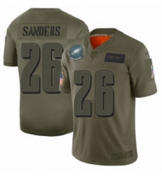 Womens Philadelphia Eagles 26 Miles Sanders Limited Camo 2019 Salute to Service Football Jersey