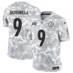 Men Chris Boswell Vapor Limited 2024 Salute to Service Arctic Camo Stitched NFL jersey