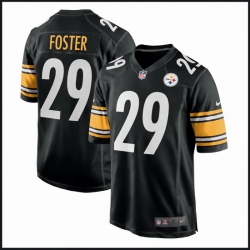 Men Pittsburgh Steelers Barry Foster #29 Black Stitched F U S E Jersey