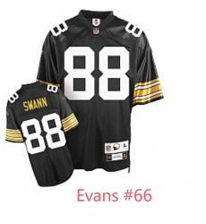 Men Steelers Evans #66 Throwback Stitched NFL Jersey