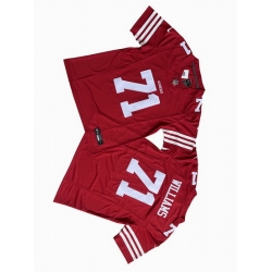 Men San Francisco 49ers 71 Trent Williams Red F U S E Vapor Untouchable Limited Stitched Jersey