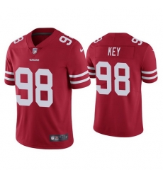 Men San Francisco 49ers 98 Arden Key Red Vapor Limited Jersey