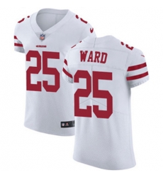 Nike 49ers #25 Jimmie Ward White Mens Stitched NFL Vapor Untouchable Elite Jersey