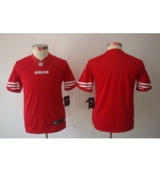 Youth Nike San Francisco 49ers Blank Red Limited Jerseys