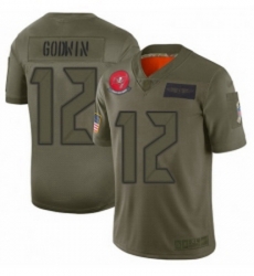 Men Tampa Bay Buccaneers 12 Chris Godwin Limited Camo 2019 Salute to Service Football Jersey