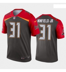 Men Tampa Bay Buccaneers 31 Antoine Winfield Jr  Inverted Legend Pewter Jersey