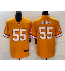 Men Tampa Bay Buccaneers 55 Derrick Brooks Orange Vapor Untouchable Limited Stitched Jersey