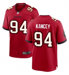 Men Tampa Bay Buccaneers 94 Calijah Kancey Red 2023 Draft Stitched Game Jersey