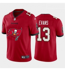 Nike Buccaneers 13 Mike Evans Red Team Big Logo Vapor Untouchable Limited Jersey