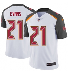 Nike Buccaneers #21 Justin Evans White Mens Stitched NFL Vapor Untouchable Limited Jersey