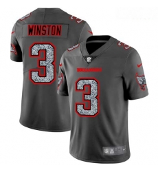 Nike Buccaneers 3 Jameis Winston Gray Camo Vapor Untouchable Limited Jersey