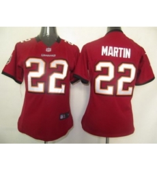 Women Nike Tampa Bay Buccaneers 22 Martin Red Jersey