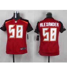 Nike Buccaneers #58 Kwon Alexander Red Team Color Youth Stitched NFL New Elite Jersey