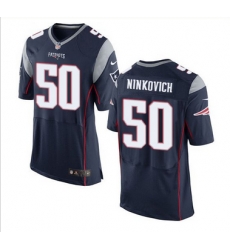 Nike New England Patriots #50 Rob Ninkovich Navy Blue Team Color Men 27s Stitched NFL New Elite Jersey