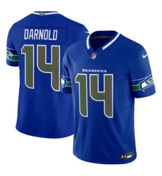 Men Seattle Seahawks 14 Sam Darnold Royal 2025 F U S E Rivalries Vapor Untouchable Limited Stitched Football Jersey Men Seattle Seahawks 14 Sam Darnold Royal 2025 F U S E Rivalries Vapor Untouchable Limited Stitched Football Jersey